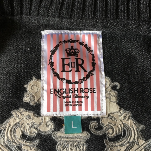 English Rose - Sleeveless Sweater Zip Up Collar - Picture 3 of 8